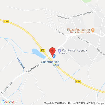 Kartenansicht AVIA Xpress