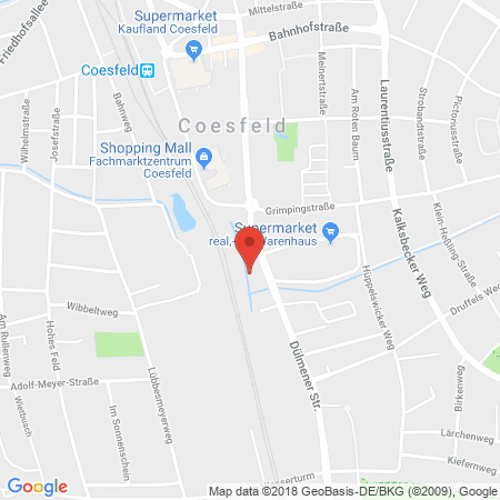 Kartenansicht freie Tankstelle