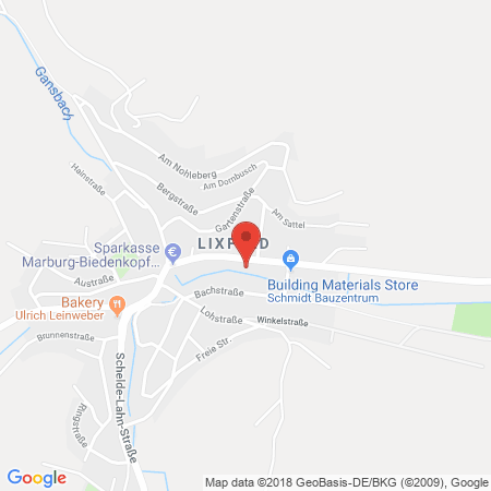 Kartenansicht Tankstelle Jung Lixfeld