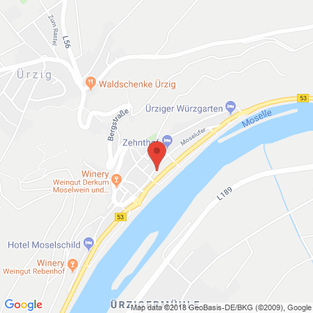 Kartenansicht budget öl