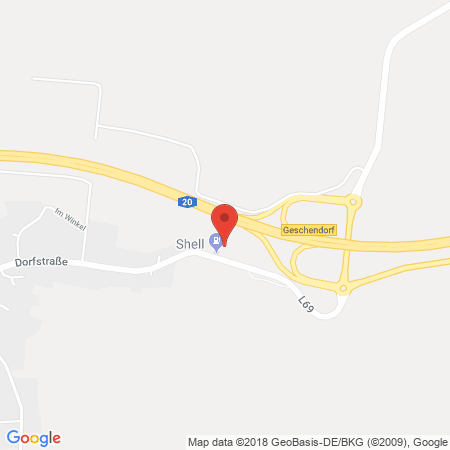 Kartenansicht Shell