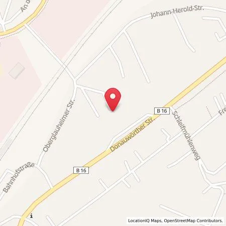 Karte Behringer, Georg Tankstelle