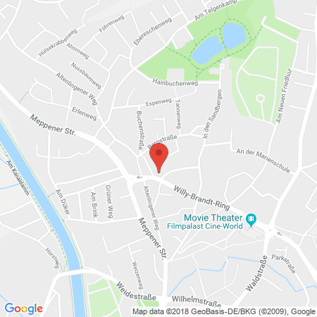 Kartenansicht Schonhoff Mineralöle