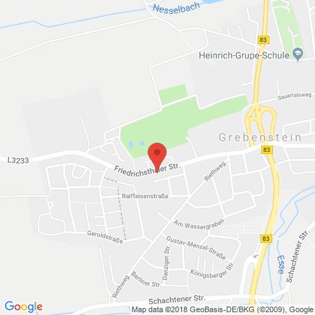 Kartenansicht DB - Tankstelle