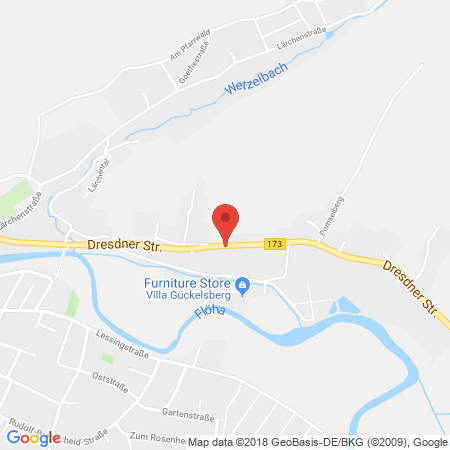 Kartenansicht Q1 Tankstelle