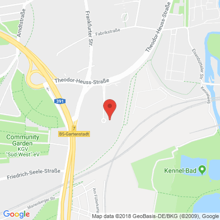 Kartenansicht Supermarkt-Tankstelle am real,- Markt