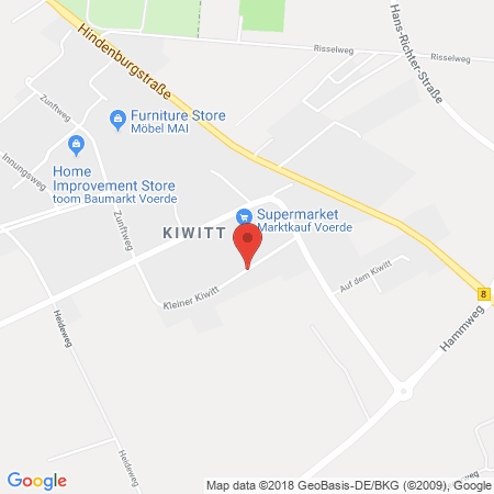 Kartenansicht Gebr. Tekolf GbR