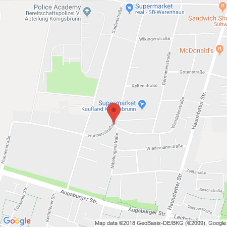 Kartenansicht Supermarkt-Tankstelle