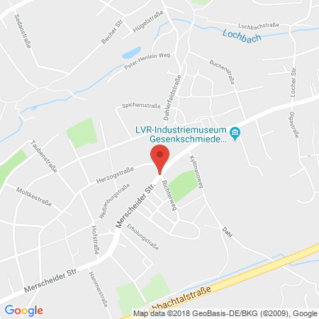 Kartenansicht Caratgas Gase Jacobi