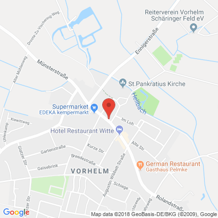 Kartenansicht Westfalen
