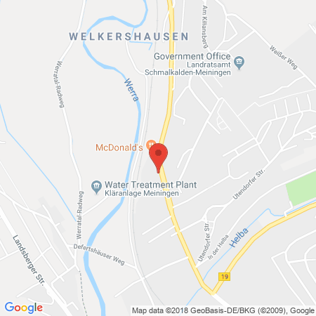 Kartenansicht Shell Tankstelle