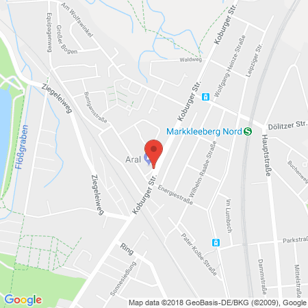 Kartenansicht ARAL