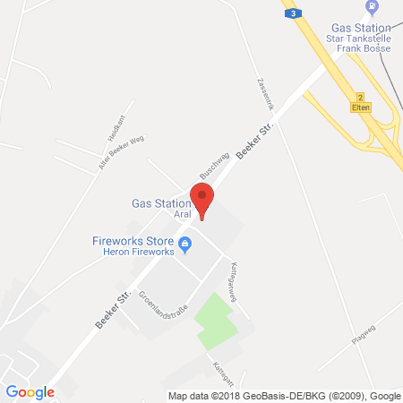 Kartenansicht ARAL