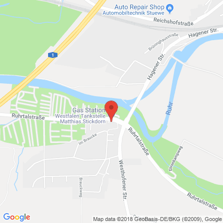 Kartenansicht Westfalen