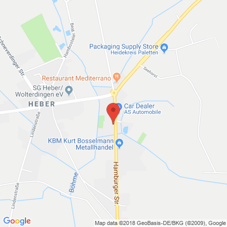 Kartenansicht Smiley-Tankstelle Buske