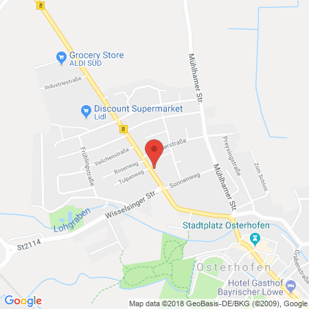 Kartenansicht Tank Plus