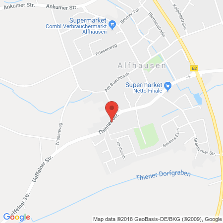 Kartenansicht freie tankstelle