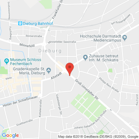 Kartenansicht bft - Walther