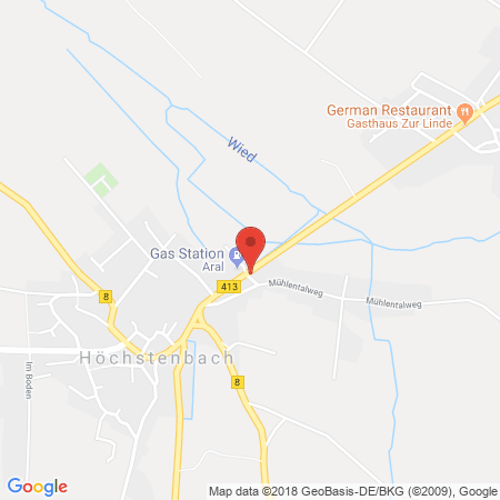 Kartenansicht ARAL-Tankstelle Herbert Giehl