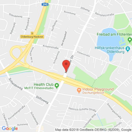 Kartenansicht Sprint Tankstelle