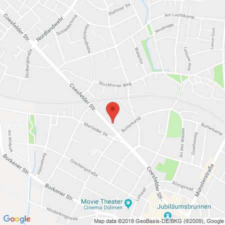 Kartenansicht Bft-Station Krunke