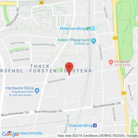 Kartenansicht Bavaria Petrol