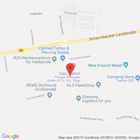 Kartenansicht Propan Rheingas GmbH & Co. KG