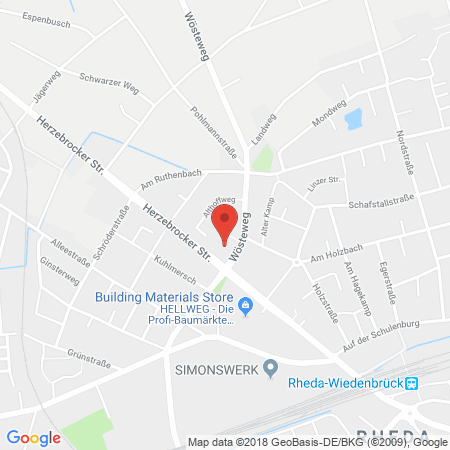 Kartenansicht TTM Meiwes