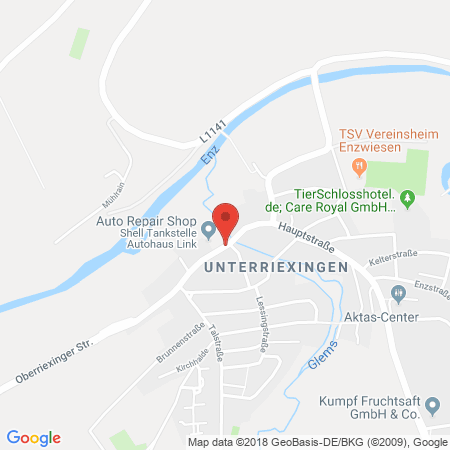 Kartenansicht Shell-Tankstelle Autohaus Link GmbH