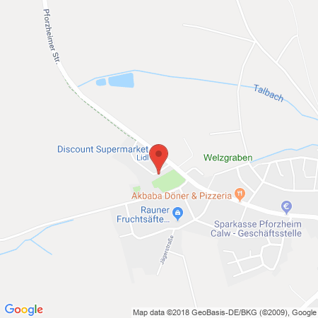 Kartenansicht SWE Südwestenergie GmbH