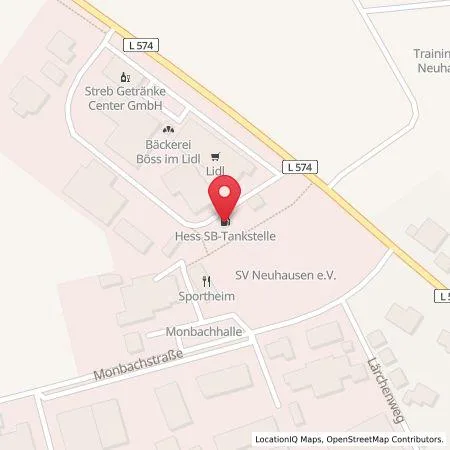 Karte SWE Südwestenergie GmbH