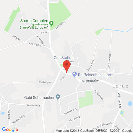 Kartenansicht AVIA Service-Station Bookjans