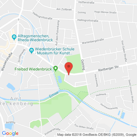 Kartenansicht Lamberjohann GmbH & Co. KG Tankstelle