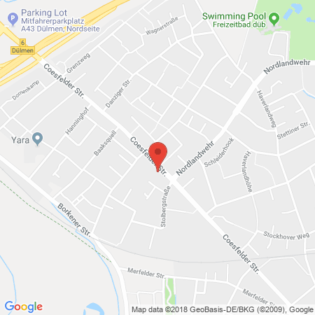 Kartenansicht Westfalen