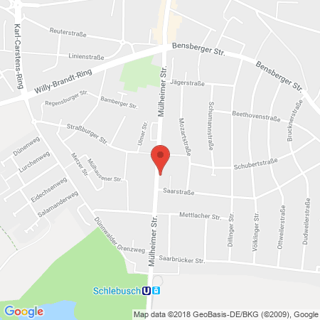 Kartenansicht AVIA Xpress