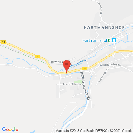 Kartenansicht GT Franken Automobile GmbH