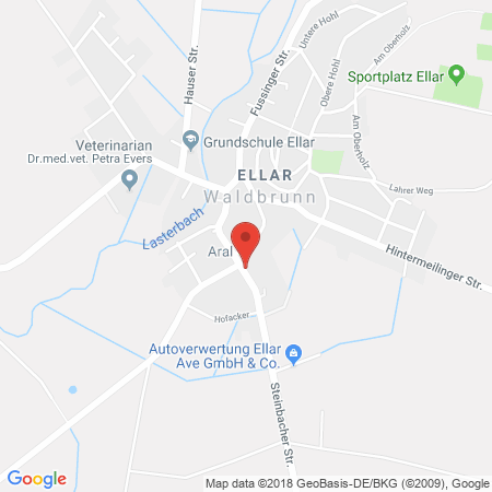 Kartenansicht ARAL