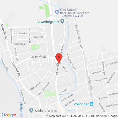 Kartenansicht Pinoil