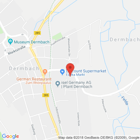 Kartenansicht bft-Tankstelle Leubecher