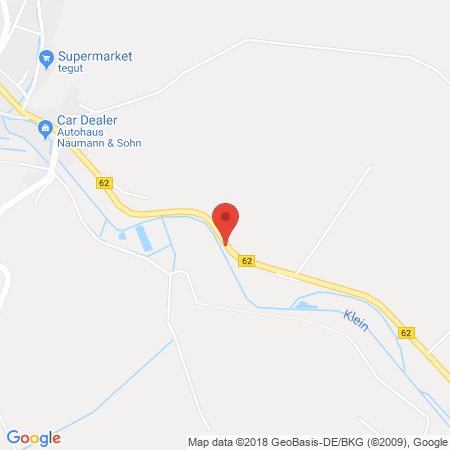 Kartenansicht Tankstelle Naumann