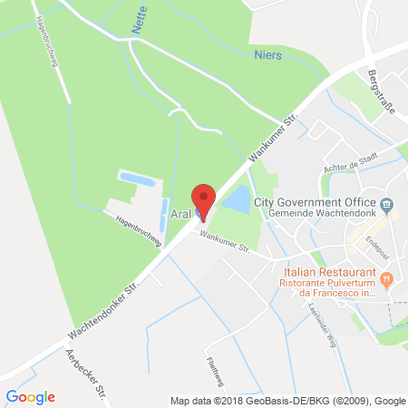 Kartenansicht ARAL