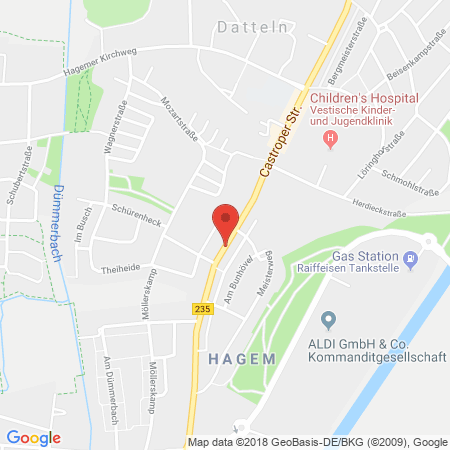 Kartenansicht AVIA-Service-Station Gino Tomao