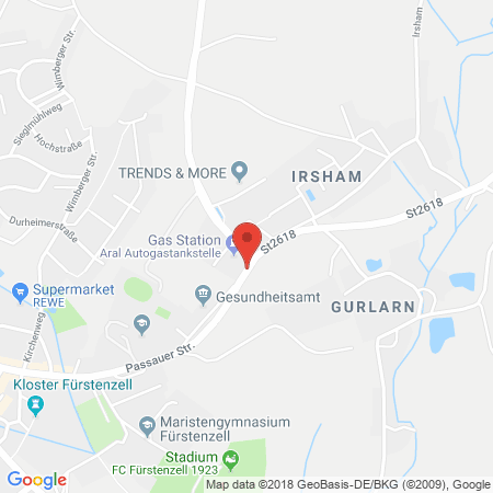 Kartenansicht Aral Tankstelle