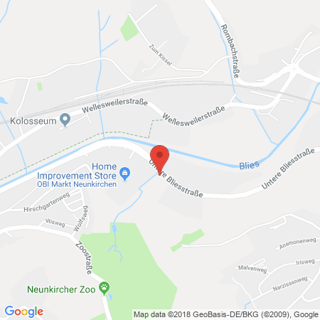 Kartenansicht Autohaus Bäcker GmbH & Co. KG