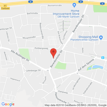 Kartenansicht Jantzon Tankstelle