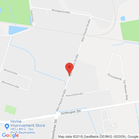 Kartenansicht Westfalen-Autogas Truck-Service