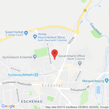 Kartenansicht Elan-Tankstelle