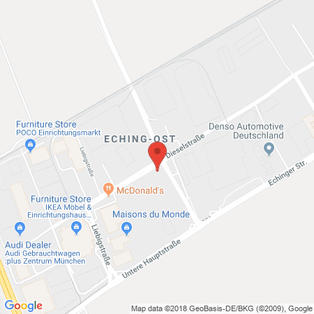 Kartenansicht Agip Tankstelle