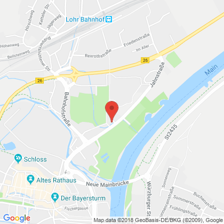 Kartenansicht BFT-Tankstelle