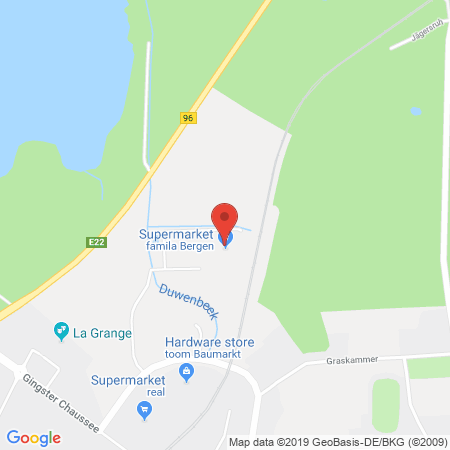 Kartenansicht SB Bergen famila